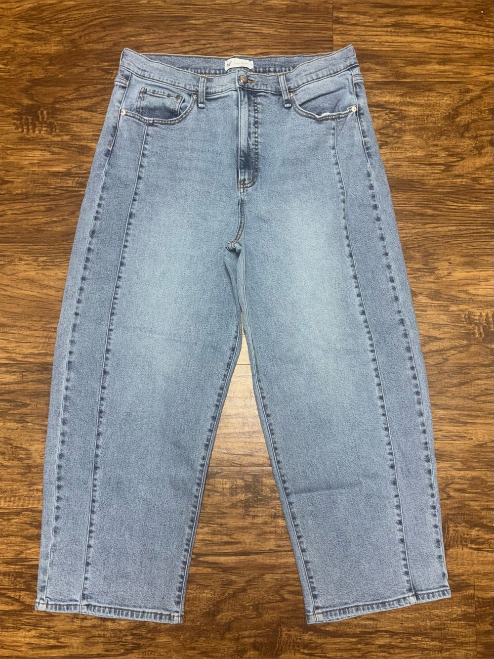 Jessica Simpson High Rise Wide Leg Jeans Size 14